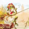 frog smoking art Diamond By Numbers