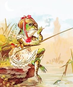 frog smoking art Diamond By Numbers