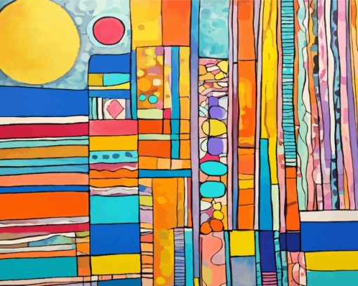 fun abstract Diamond By Numbers
