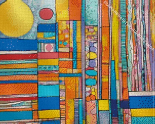 fun abstract Diamond By Numbers