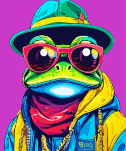 funky frog Diamond Dotz