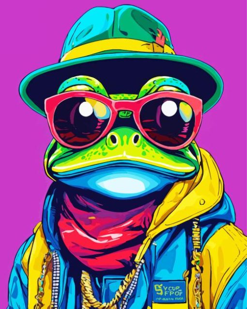 funky frog Diamond Dotz