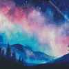 galaxy landscape Diamond By Numbers
