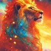 galaxy lion art Diamond By Numbers