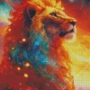galaxy lion art Diamond By Numbers