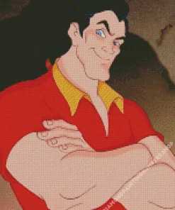gaston beauty and the beast Diamond With Numbers