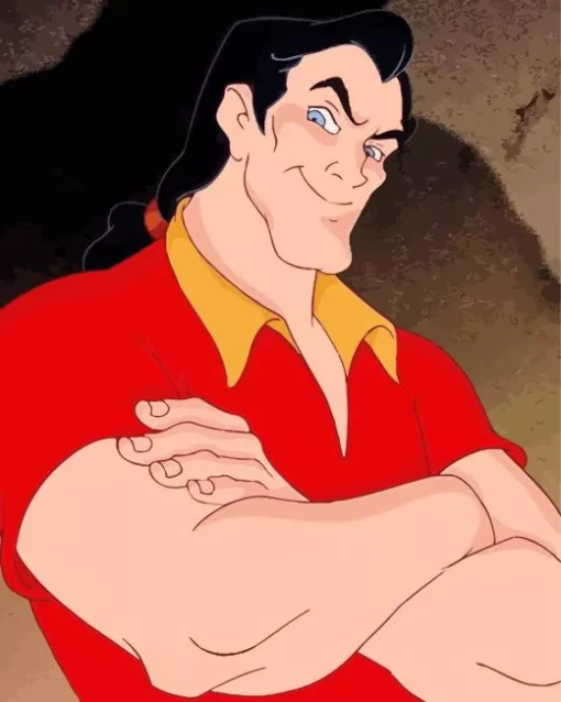 gaston beauty and the beast Diamond With Numbers