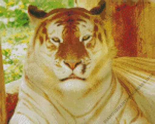 golden tiger Diamond Dotz