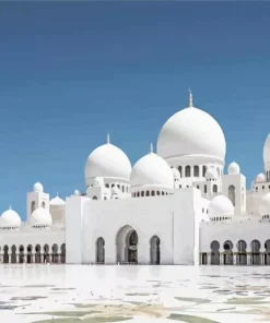 grand bur dubai masjid Diamond With Numbers