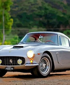 grey ferrari Diamond By Numbers