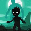 groot silhouette Diamond By Numbers