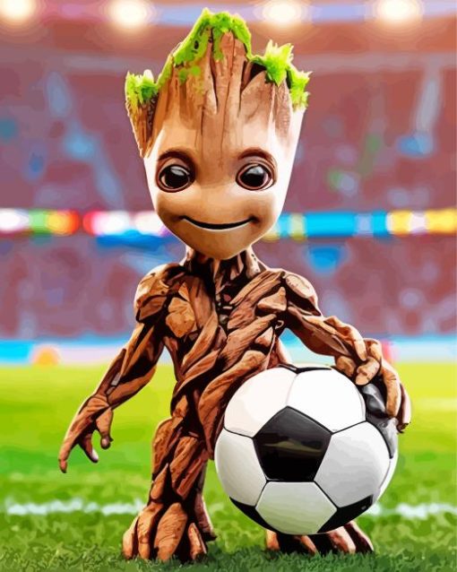 groot soccer Diamond By Numbers