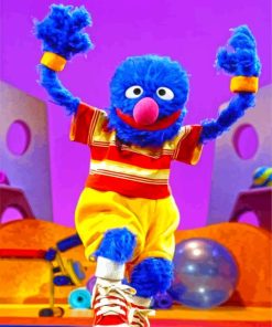 grover doing sport Diamond Dotz