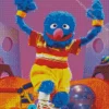 grover doing sport Diamond Dotz