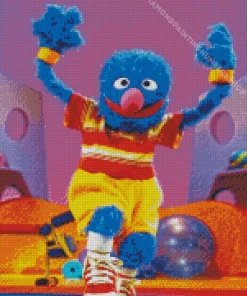 grover doing sport Diamond Dotz