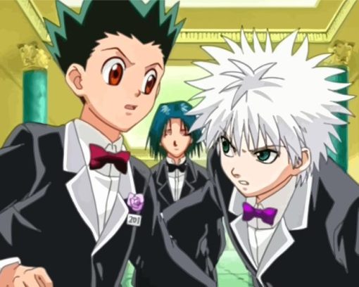 grown up gon and killua anime Diamond By Numbers