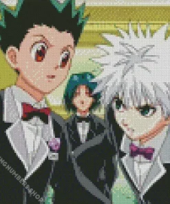 grown up gon and killua anime Diamond By Numbers
