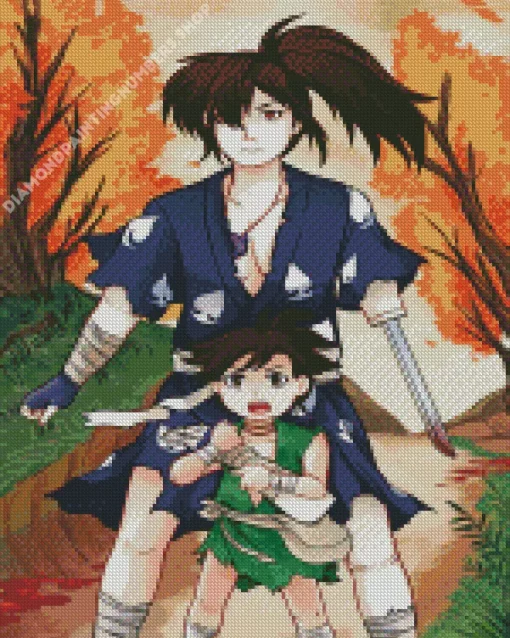 hyakkimaru dororo Diamond With Numbers