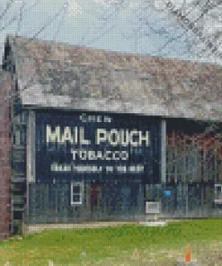 mail pouch barn Diamond With Numbers