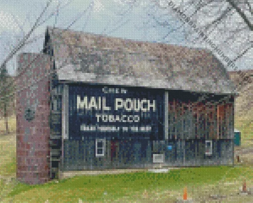 mail pouch barn Diamond With Numbers