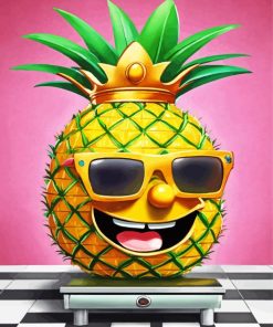 pineapple art Diamond By Numbers
