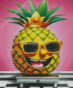 pineapple art Diamond By Numbers