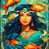 pisces girl Diamond By Numbers