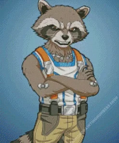 rocket raccoon Diamond Dotz