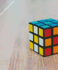 rubiks cube Diamond With Numbers