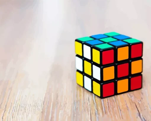rubiks cube Diamond With Numbers