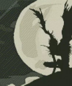 ryuk silhouette Diamond With Numbers