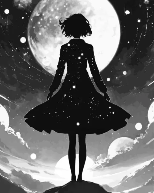 space female silhouette Diamond Paintings