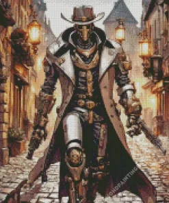 steampunk cowboy Diamond Paintings