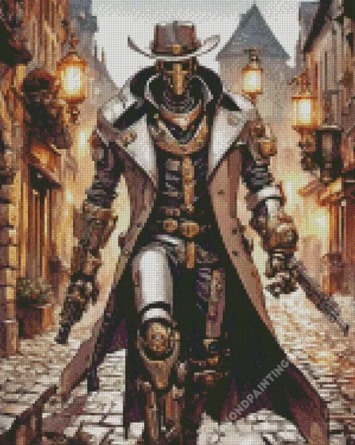 steampunk cowboy Diamond Paintings