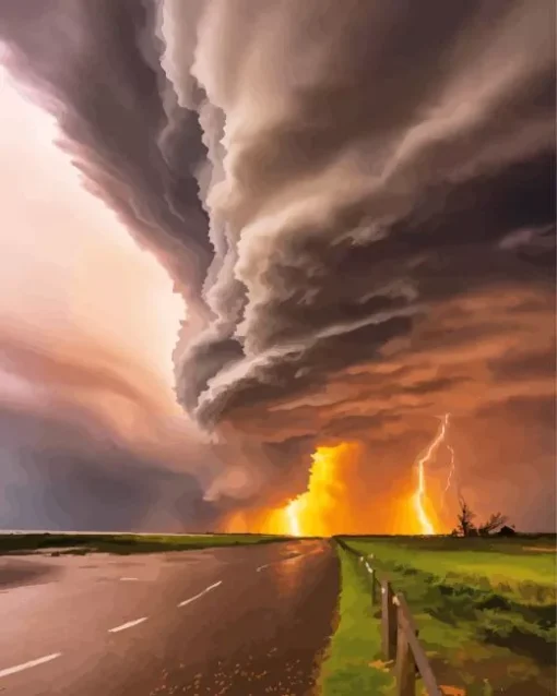 stormy clouds Diamond Paints