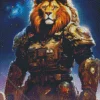 strong fantastic lion art Diamond Paintings