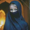 veiled woman Diamond Paintings