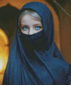 veiled woman Diamond Paintings