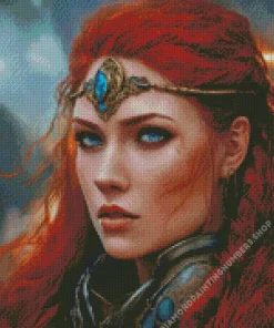 warrior face Diamond Paintings