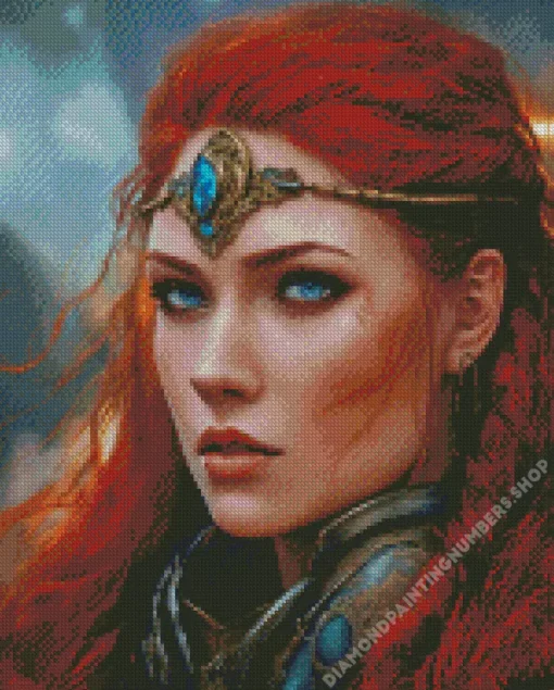 warrior face Diamond Paintings