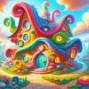 whimsical house Diamond Paintings