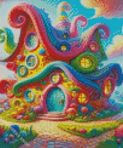 whimsical house Diamond Paintings