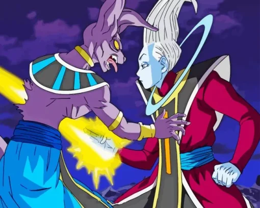 whis and beerus Diamond Paintings