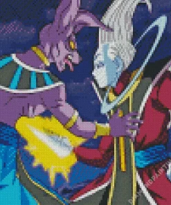 whis and beerus Diamond Paintings