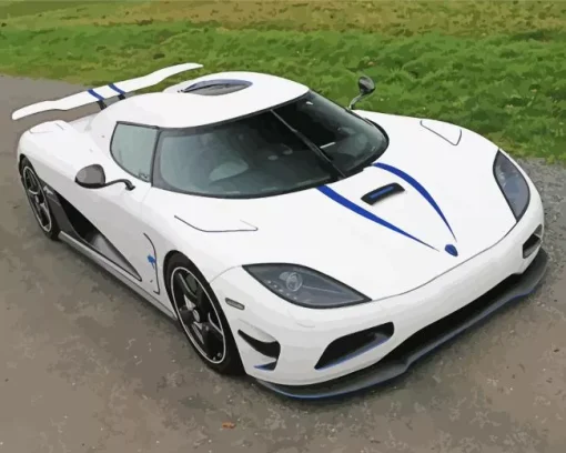 white agera r Diamond Paints