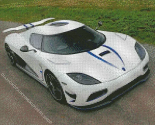 white agera r Diamond Paints