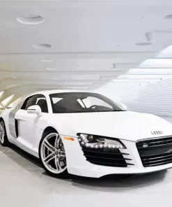 white audi i8 Diamond Paintings