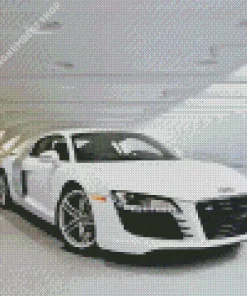 white audi i8 Diamond Paintings