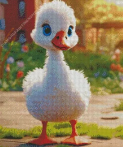 white duck baby Diamond Paints