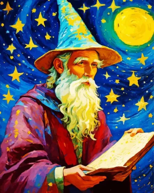 wizard and fantasy book Diamond Paintings